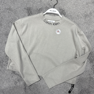KADIN Crop Sweat (Gri)-5124-
