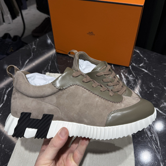 Hermes Deri Sneakers (İTHAL ÜRÜN)