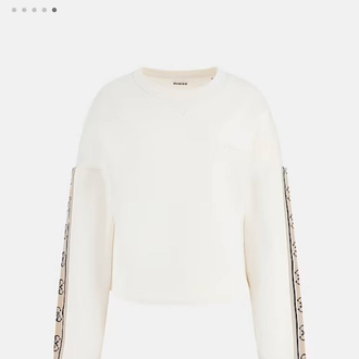 KADIN Crop Sweat (Beyaz)