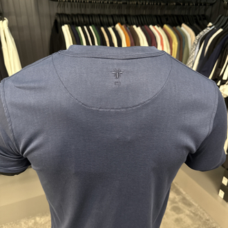 İthal Dior Merserize Kumaş T-shirt (Lacivert) 5850