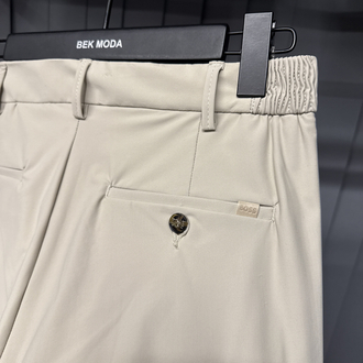 Boss  Kırışmayan Kumaş Jogger Pantolon(1088-bej)