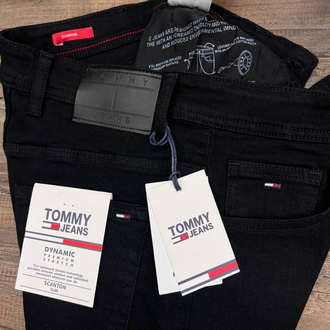 Tommy Kot Pantolon (1389-Su Yıkama-Siyah )