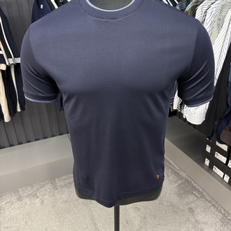 İthal  Loro Piano T-shirt  Kırışmayan Kumaş (0116-lacivert)