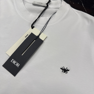 İthal Dior Kırışmayan Kumaş T-shirt (388-Beyaz)
