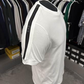 EA7 omuz detaylı T-shirt (26701-beyaz)