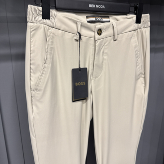 Boss  Kırışmayan Kumaş Jogger Pantolon(1088-bej)