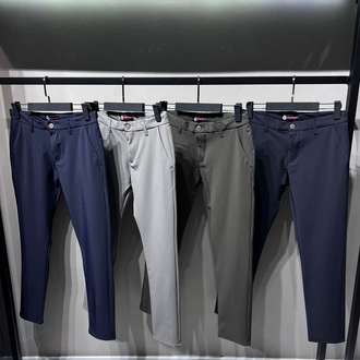 Prada Kışlık Kırışmayan Kumaş Jogger Pantolon (1299-Lacivert)