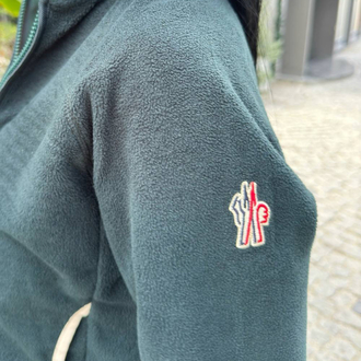 KADIN MONCLER Uzun Fermuarlı POLAR (Turkuaz)-5137-