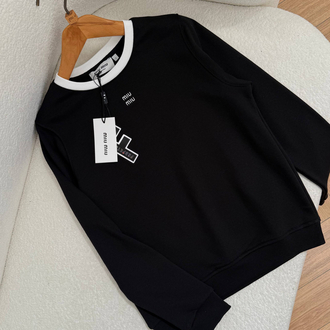 KADIN Mıu Mıu Sweat (Siyah)