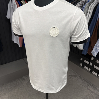 Emporıo Armani omuz detaylı T-shirt (26508-Beyaz)