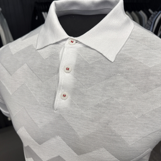 OUTLET ÜRÜNÜ İthal KİTON Triko Polo Yaka (24160-Beyaz)
