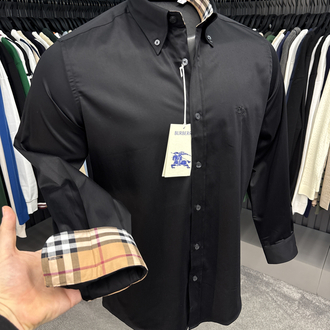 OUTLET ÜRÜNÜ Burberry İthal Gömlek (4041-Siyah)
