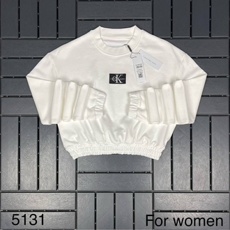 KADIN Crop Sweat (Beyaz)-5131-