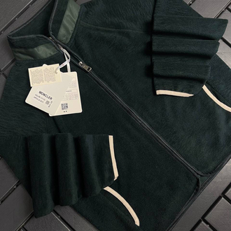 KADIN MONCLER Uzun Fermuarlı POLAR (Haki Yeşil)-5137-