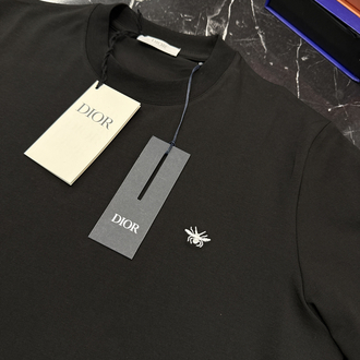 İthal Dior Kırışmayan Kumaş T-shirt (388-Siyah)