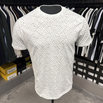 Armanı exchange dijital baskı T-shirt (26609-beyaz)