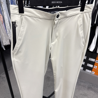 İthal Emporio Armani Kırışmayan Kumaş Jogger Pantolon(1087-Bej)