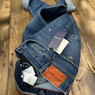 Emporio Armanı Kot Pantolon (1125-Mavi Destroy)