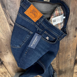Burberry Kot Pantolon (1302-Koyu Mavi)