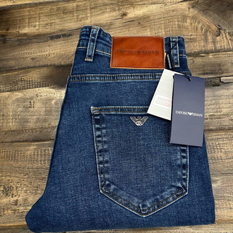 Emporio Armanı Kot Pantolon (1125-Mavi Destroy)