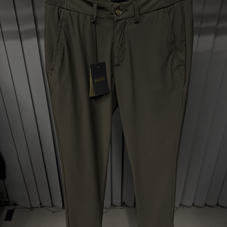 Boss Kırışmayan Kumaş Jogger Pantolon(1088-haki)