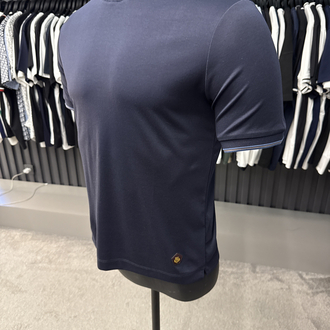 İthal  Loro Piano T-shirt  Kırışmayan Kumaş (0116-lacivert)
