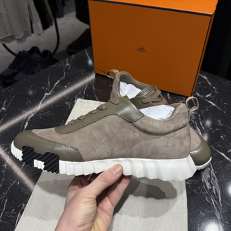 Hermes Deri Sneakers (İTHAL ÜRÜN)