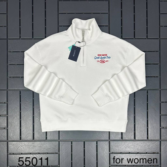 KADIN Gant Yarım Fermuarlı Sweat (55011-Beyaz)