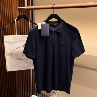 Prada Yeni Logo Polo Yaka (3322-Lacivert)