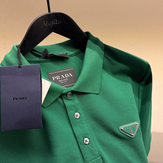 Prada Yeni Logo Polo Yaka (3322-Yeşil)