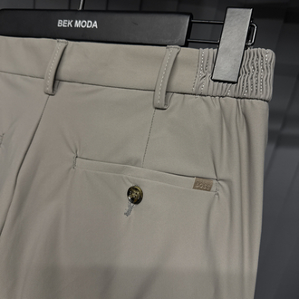 Boss  Kırışmayan Kumaş Jogger Pantolon(1088-vizon)