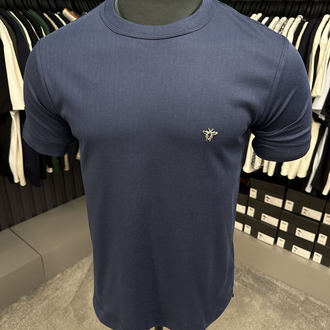 İthal Dior Merserize Kumaş T-shirt (Lacivert) 5850