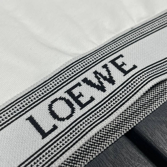 KADIN LOEWE Crop Kapüşonlu Sweat (Beyaz)-5177-