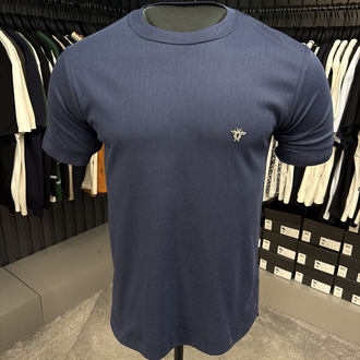 İthal Dior Merserize Kumaş T-shirt (Lacivert) 5850