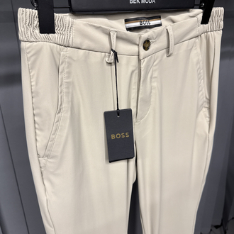 Boss  Kırışmayan Kumaş Jogger Pantolon(1088-bej)