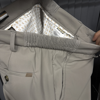 Boss  Kırışmayan Kumaş Jogger Pantolon(1088-vizon)