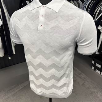 OUTLET ÜRÜNÜ İthal KİTON Triko Polo Yaka (24160-Beyaz)