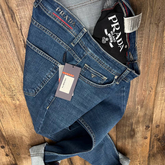 Prada Kot Pantolon (1417-Mavi)