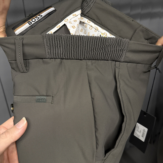 Boss Kırışmayan Kumaş Jogger Pantolon(1088-haki)