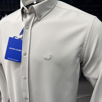 Outlet ürünü Jacob Cohen Kırışmayan Gömlek (9502-Taş)