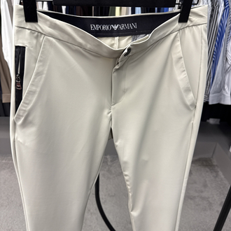 İthal Emporio Armani Kırışmayan Kumaş Jogger Pantolon(1087-Bej)