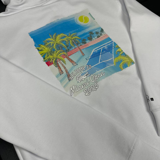 KADIN Kapüşonlu Sweat (Beyaz)-55003-