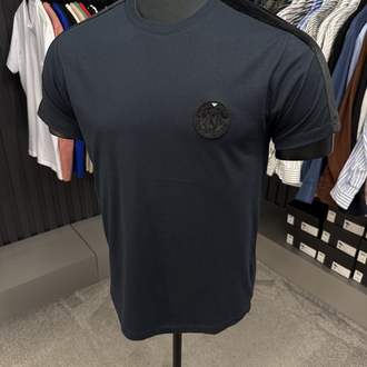 Emporıo Armani omuz detaylı T-shirt (26508-Lacivert)