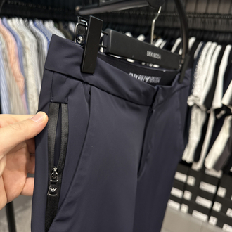 İthal Emporio Armani Kırışmayan Kumaş Jogger Pantolon(1087-Lacivert)