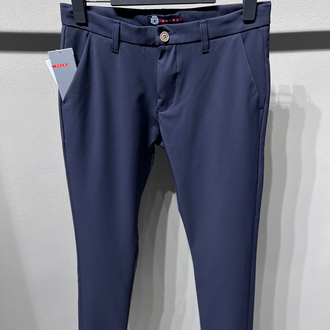 Prada Kışlık Kırışmayan Kumaş Jogger Pantolon (1299-Lacivert)