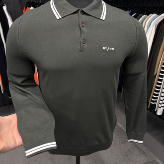 İthal KİTON Triko Polo Yaka (7202-Haki)