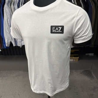 EA7 omuz detaylı T-shirt (26701-beyaz)