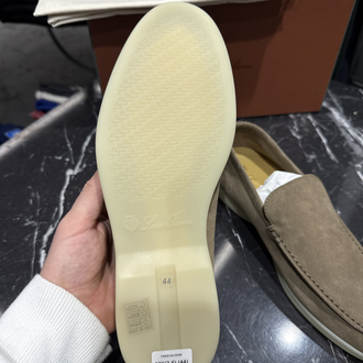 Lora Piana Hakiki Süet Deri Loafer Aykkabı (Taba-İTHAL ÜRÜN)