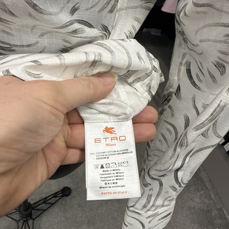 Etro Keten Gömlek (2132-Siyah)