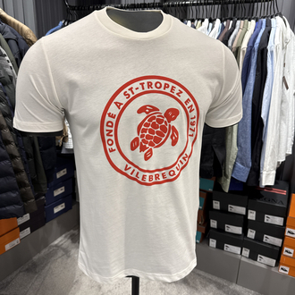 VILEBREQUIN Kaplumbağa Baskılı T-shirt